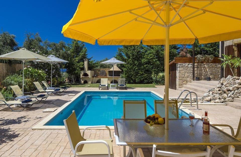 Exclusive Crete Villa Villa Citrus 3 Bedroom Private Pool Rethymnon Astérion Exterior foto