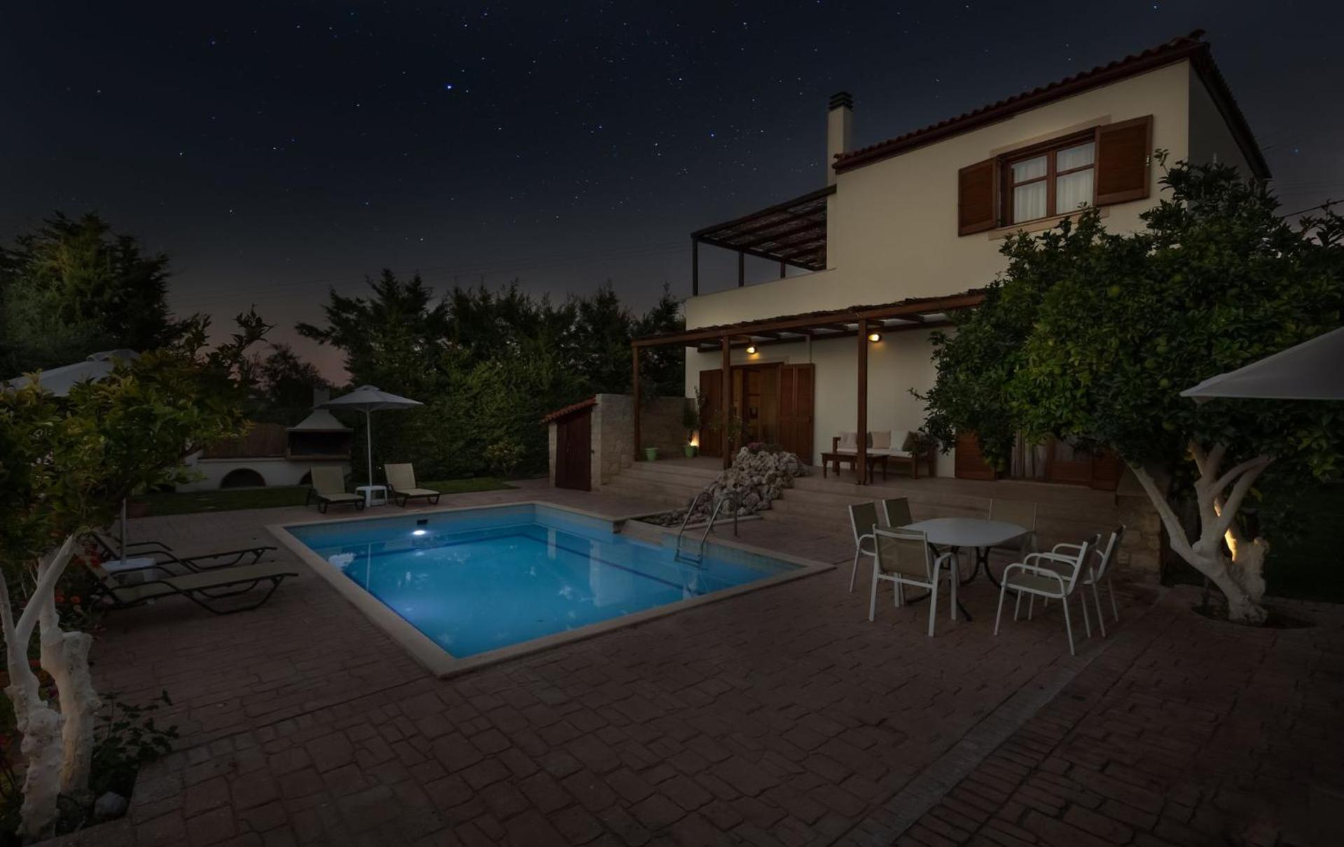 Exclusive Crete Villa Villa Citrus 3 Bedroom Private Pool Rethymnon Astérion Exterior foto